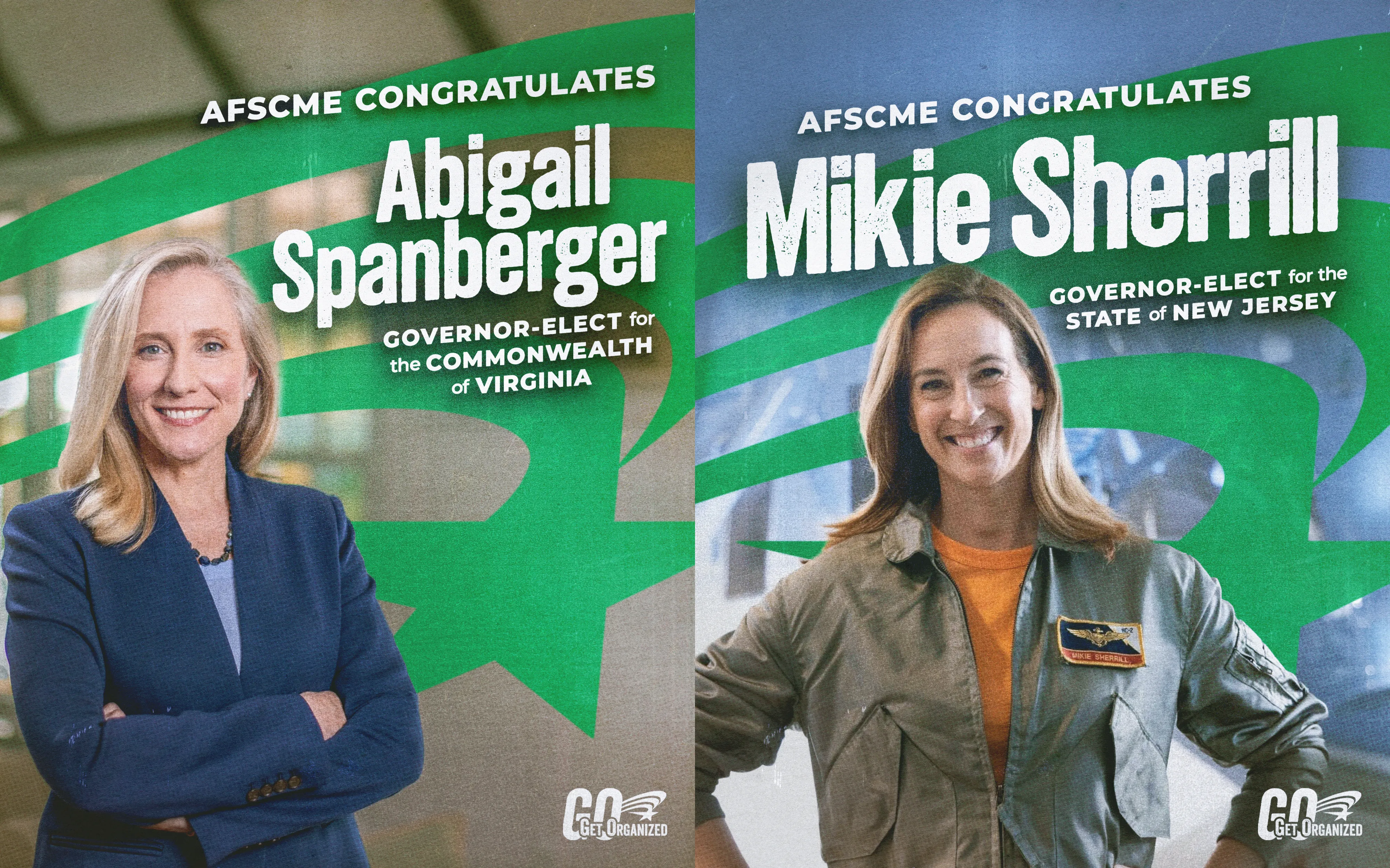 Mikie Sherrill and Abigail Spanberger GO Flyer